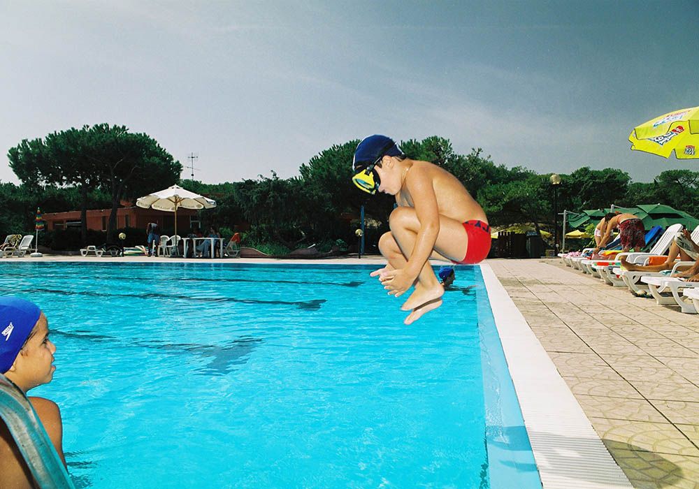 Der Pool des Camping