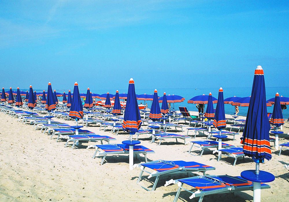 Der Strand von Camping Village