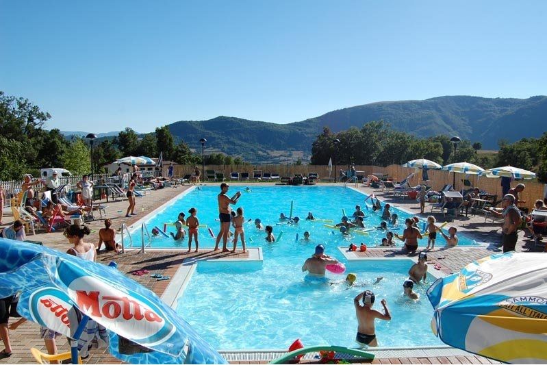 Camping with pool for children